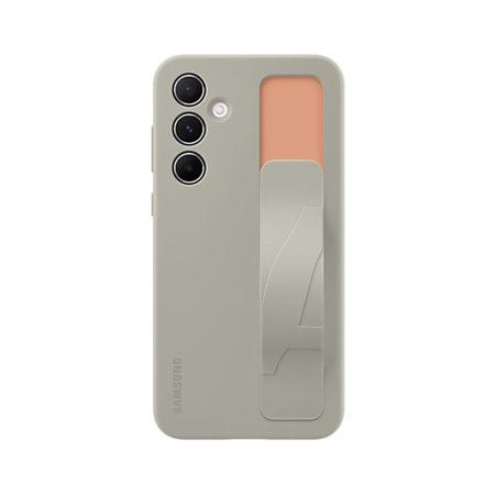 Samsung Galaxy A55 5G Shockproof Grip Case with Stand - Taupe (EF-GA556TJEGWW) - Perfect for Gaming, Watching Videos & Hands-Free Calls