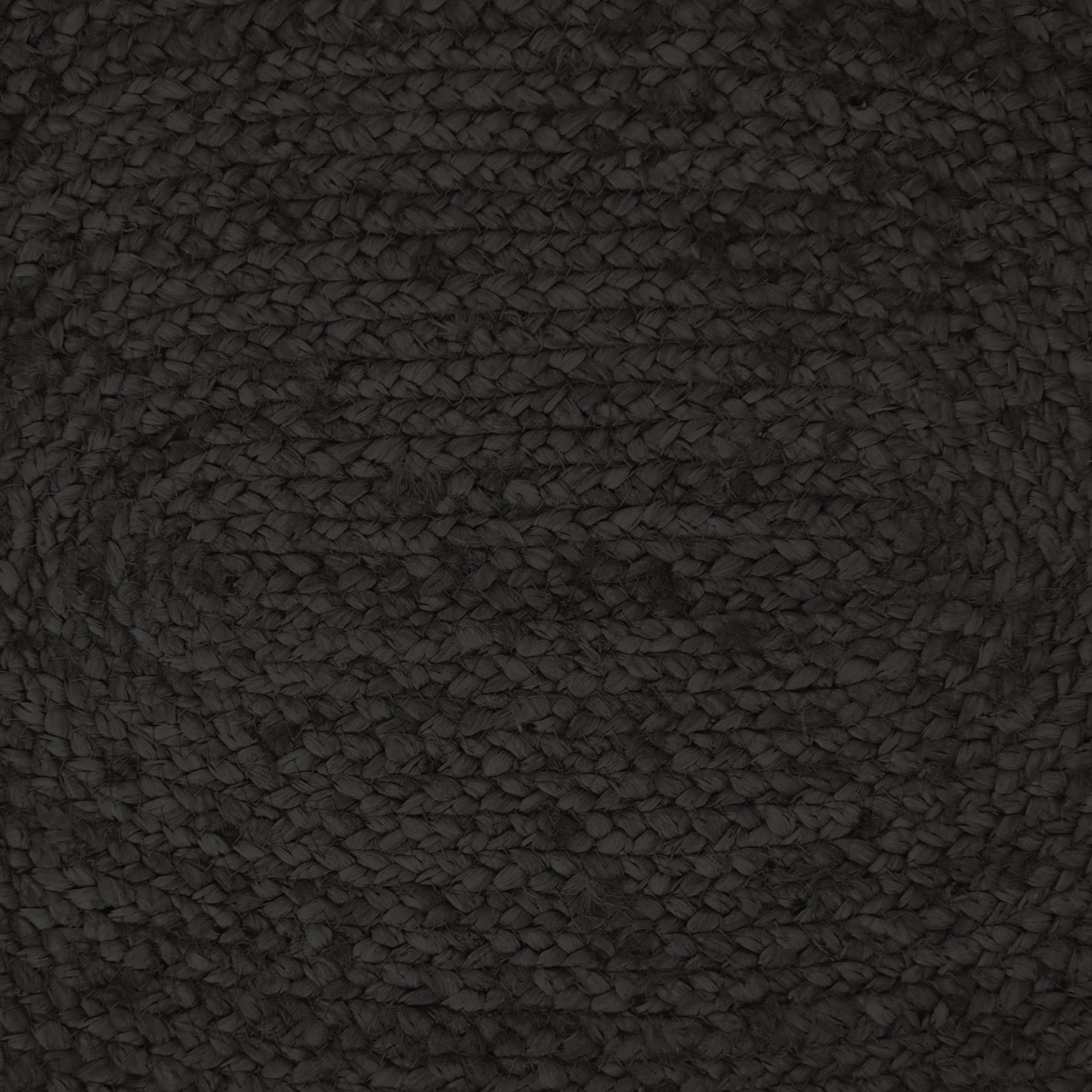 Madden Jute Placemats Set of 4 - 35x50cm Oval Natural Fiber Table Mats - Black Boho Style for Dining Table Decor, Kitchen, Party & Home Decor