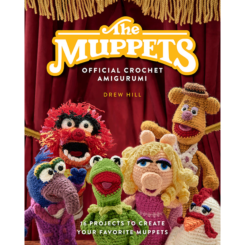 The Muppets Official Crochet Amigurumi Kit - DIY Kermit, Miss Piggy & Fozzie Bear Plush Toys - Perfect for Disney Fans, Crochet Beginners & Gift Giving - Home Decor, Kids Room, Collectibles