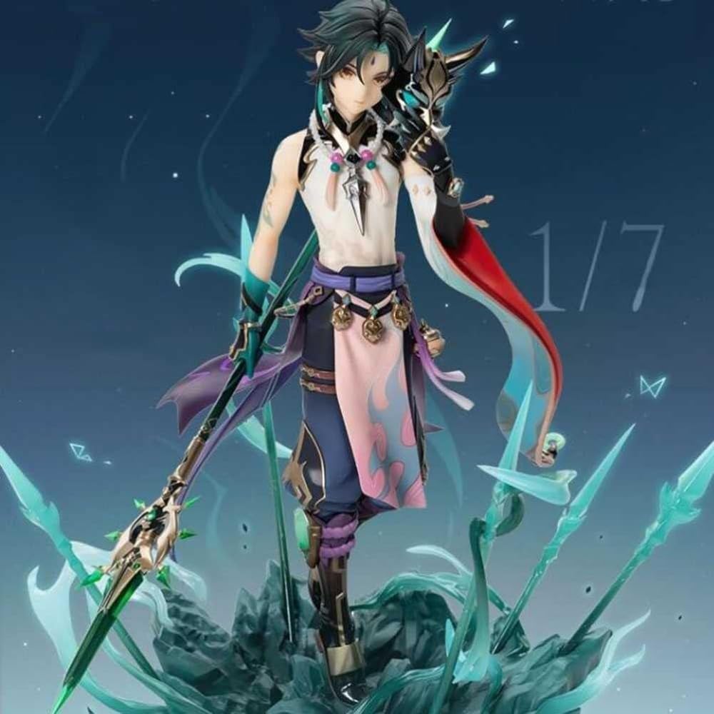 Xiao Genshin Impact Anime Action Figure - 29cm PVC Collectible Statue, Office Decor & Festive Gift for Fans | Perfect for Display, Gaming Room, or Anime-Themed Parties