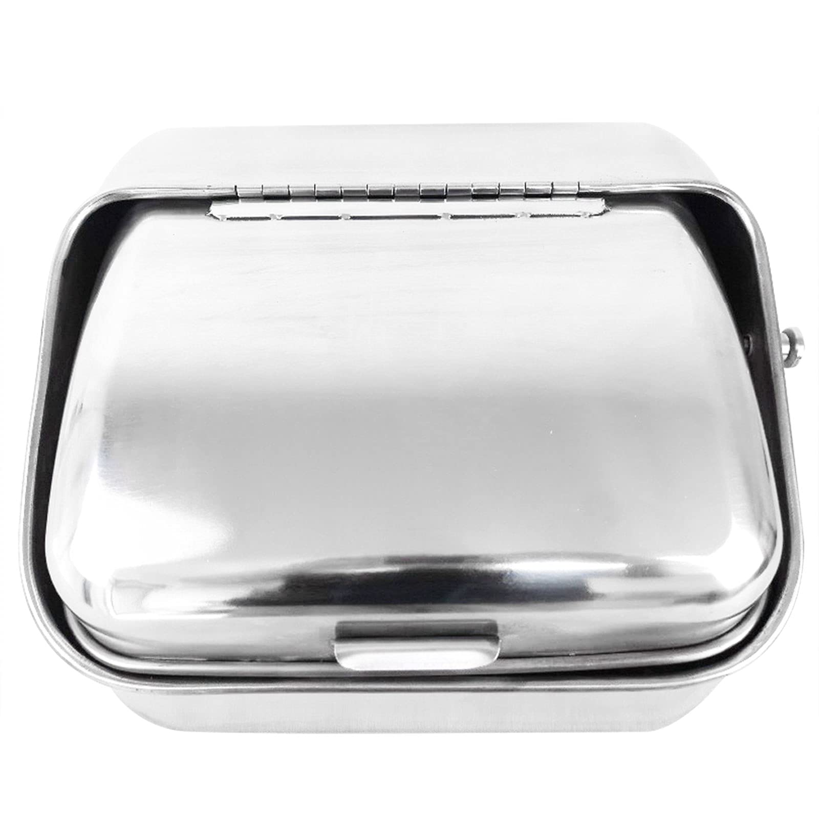 Portable Stainless Steel Folding Sink with Faucet for Caravan Boat RV - 14.56x14.76x15.35 Inch | Compact Space-Saving Design | Perfect for Outdoor Camping, Travel & Small Space Living