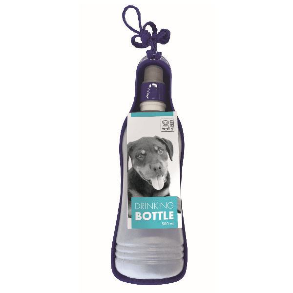 M PETS Dog Water Bottle - Portable Pet Drinking Bottle for Dogs & Cats - Leak-Proof Travel Water Dispenser for Hiking, Walking, and Outdoor Adventures