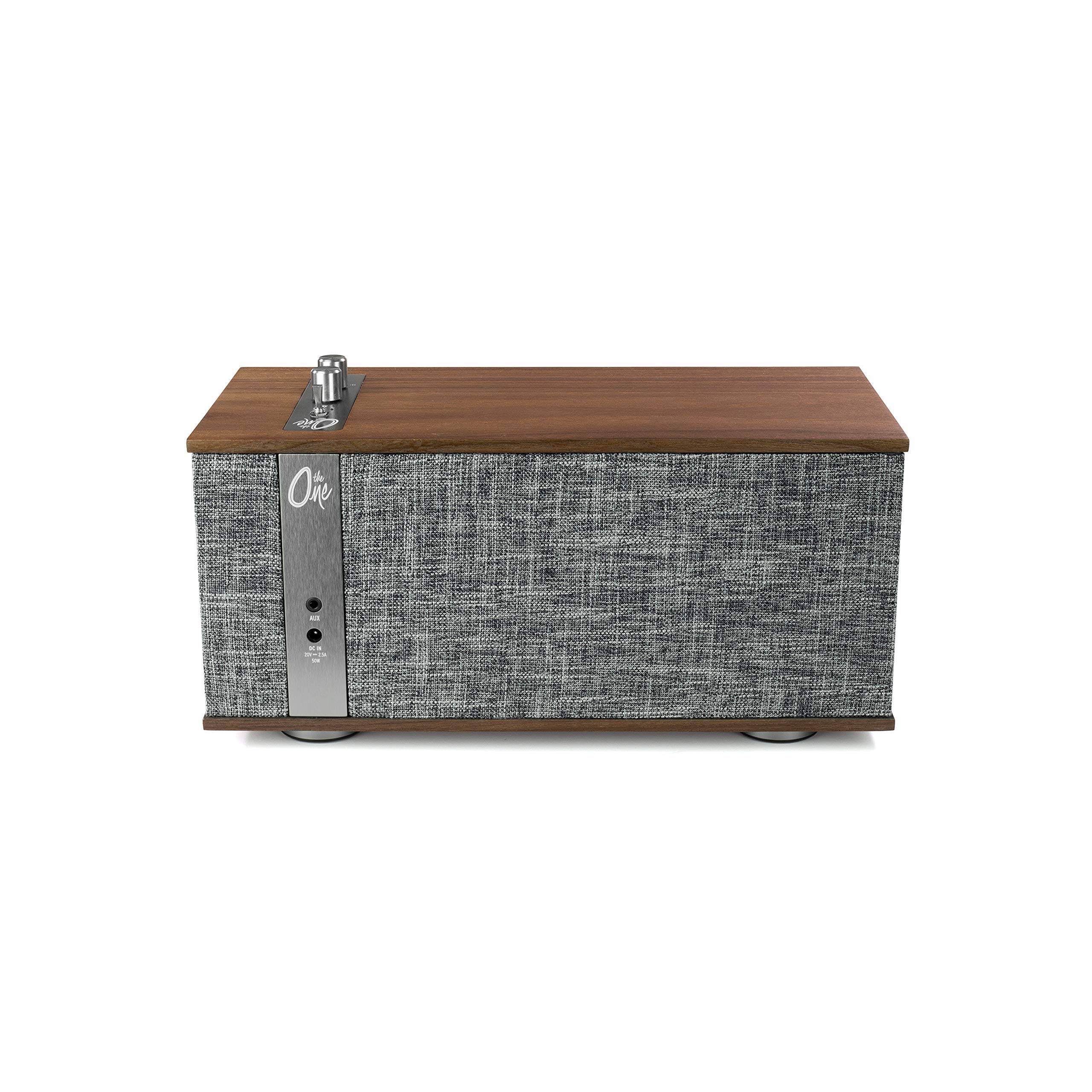 Klipsch Heritage Wireless The One II Bluetooth Speaker - Premium Tabletop Stereo System with Rich Bass, Walnut Finish | Perfect for Home, Office & Outdoor Entertainment