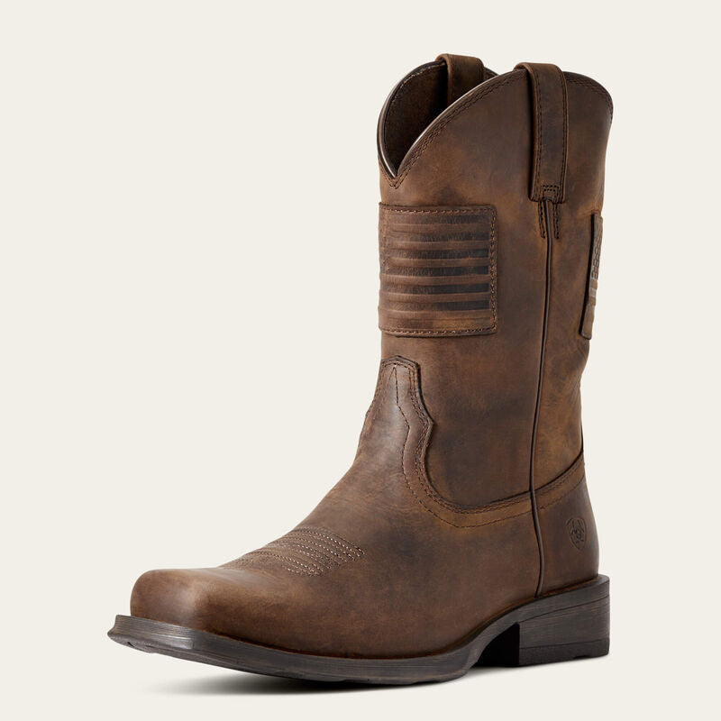 Patriotic Western Boots for Men & Women - Durable Cowboy Boots with Rambler Design - Perfect for Rodeo, Country Dancing & Outdoor Adventures