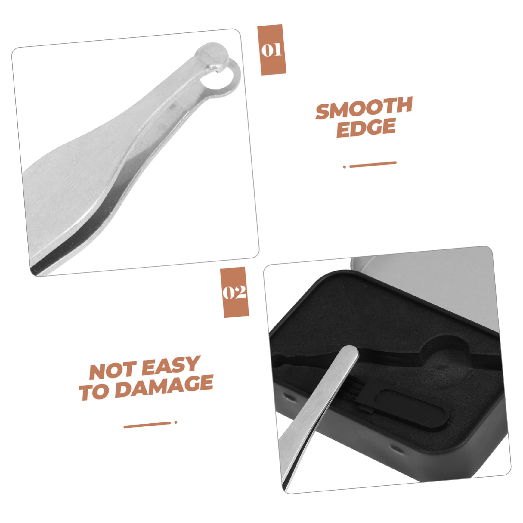 Mikinona Stainless Steel Nose Hair & Eyebrow Trimmer Scissors for Men - Precise Grooming Kit with Comb for Facial Hair, Ear Hair, and Beard Trimming - Perfect for Travel, Home, and Salon Use