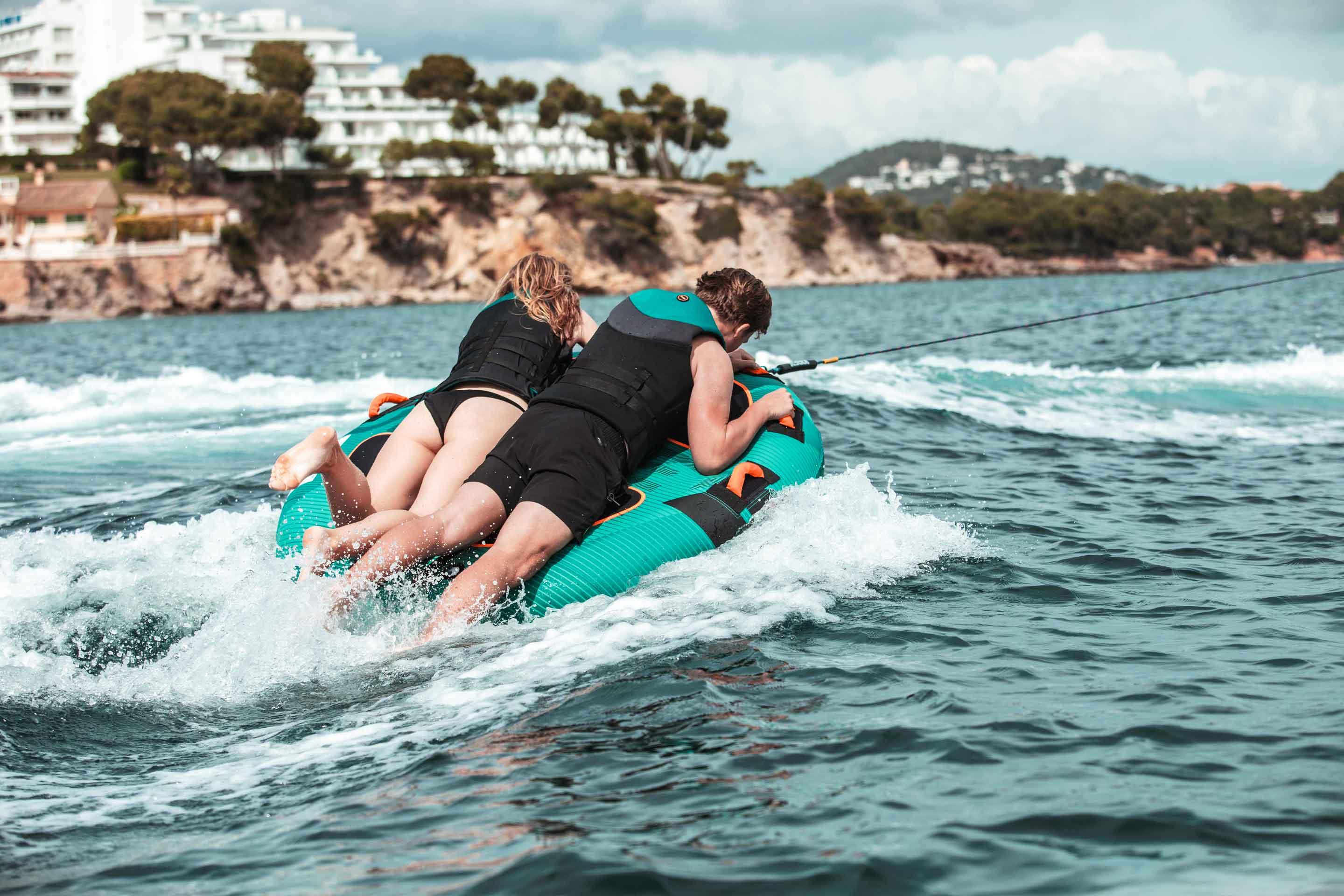 Jobe Droplet Towable Tube - Inflatable Water Sports Towable for Boating, Lakes & Rivers - Fun for Kids & Adults - Perfect for Summer Water Activities & Beach Parties