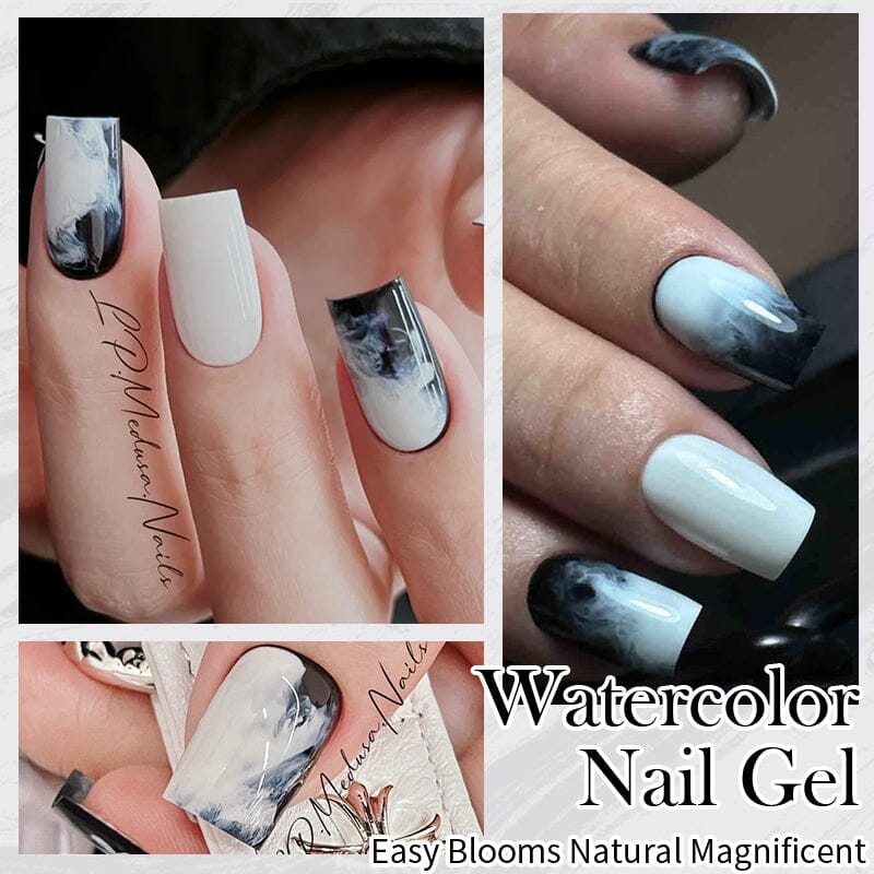 10ml Watercolor Nail Gel Polish - Long Lasting UV/LED Soak Off Gel for Nail Art, Manicure & Pedicure - Perfect for Home Salon, DIY Nail Designs & Professional Use