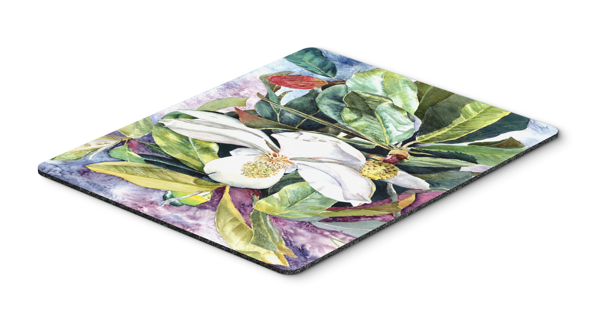 Caroline's Treasures 8700MP Magnolia Mouse Pad - Large Washable Non-Slip Desk Mat for Home Office, Gaming & Computer Work | Perfect for Laptops, Hot Pads & Trivets | Ideal for Workstations, Coffee Shops & Home Decor