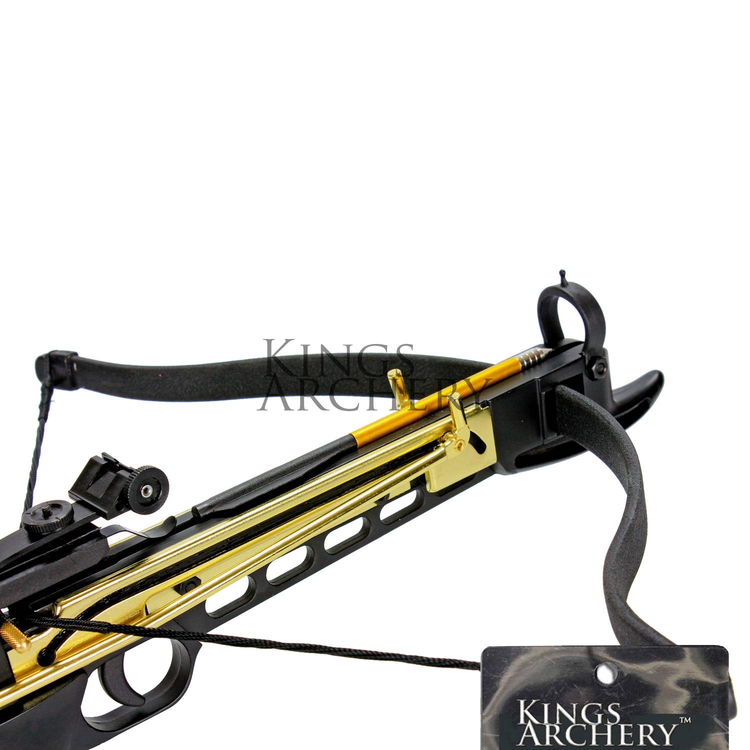 80 LBS Self-Cocking Crossbow Pistol with Adjustable Sights - Aluminum Arrows & Safety Lock | Hunting, Target Practice & Outdoor Sports Gear