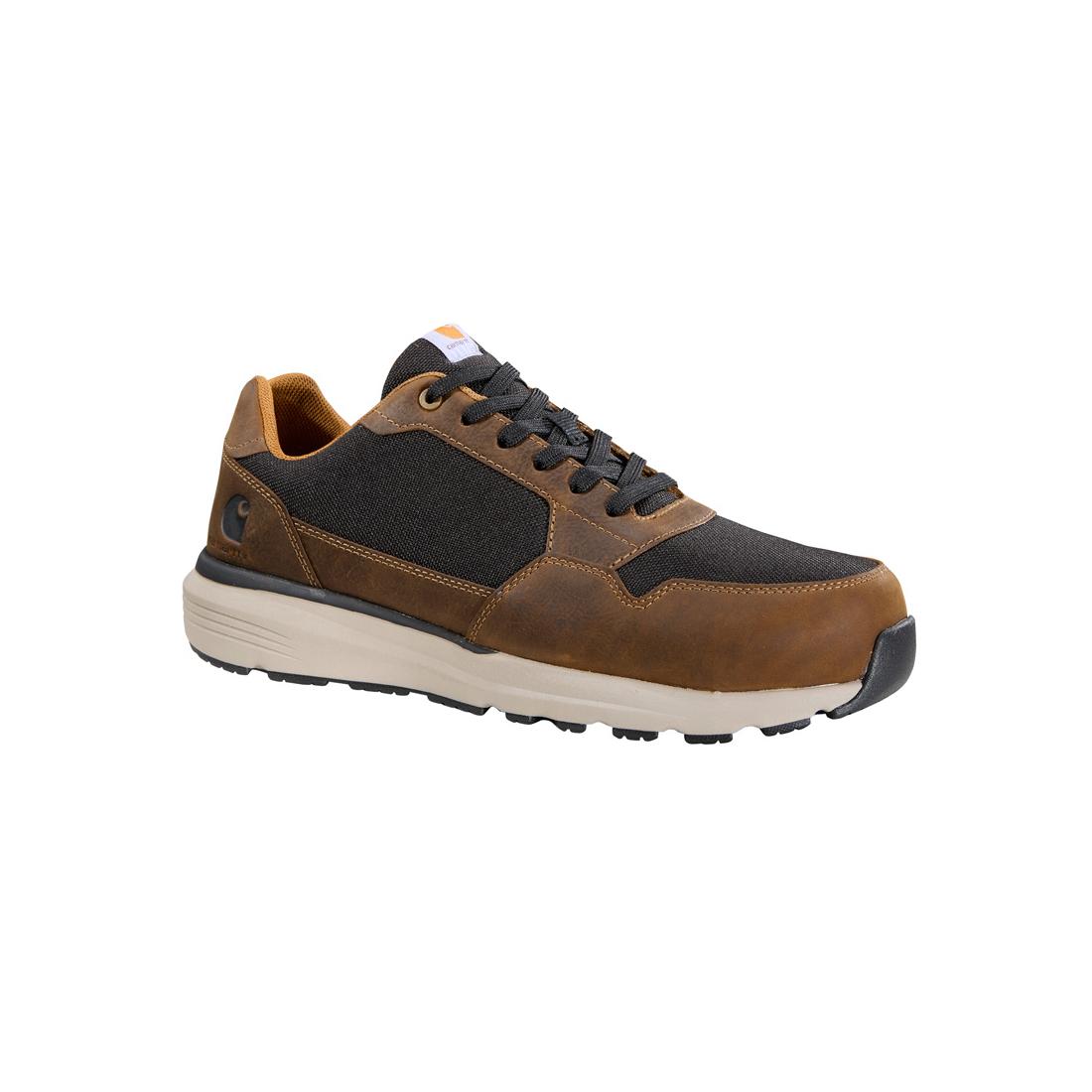Greenfield ESD Nano Toe Sneakers for Men - Anti-Static Work Shoes in Brown/Black - Perfect for Electronics Assembly, Cleanrooms & Industrial Safety Workplaces