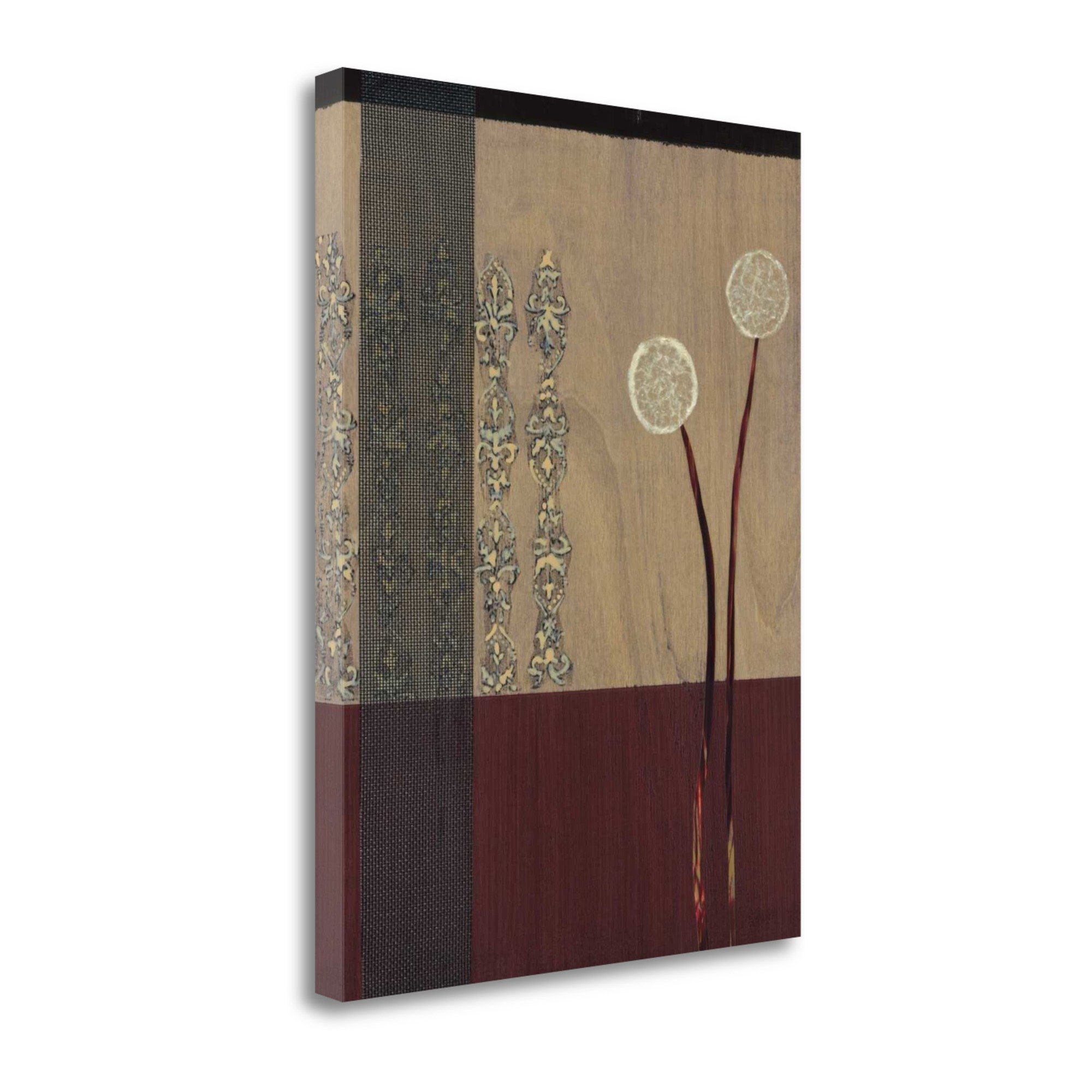 Gina Miller 'Dandelions I' Fine Art Giclee Print on Gallery Wrap Canvas - Ready to Hang Wall Decor for Living Room, Bedroom & Office