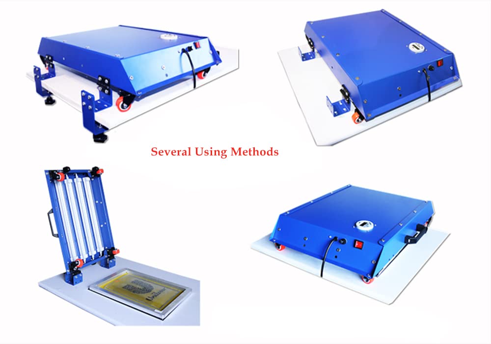 INTSUPERMAI 14x18inch UV Exposure Unit for Silk Screen Printing - LED Light Box with Timer, 110V for DIY, T-Shirt Printing & Art Projects
