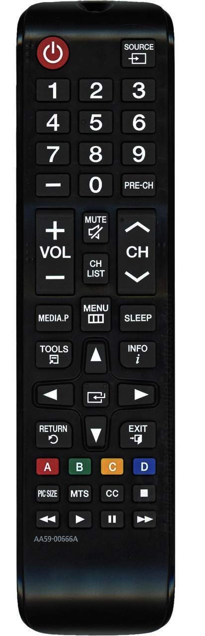 Original Samsung AA59-00666A Replacement Remote Control - Compatible with Samsung Smart TVs, Blu-ray Players - Perfect for Home Entertainment & Gaming Setup