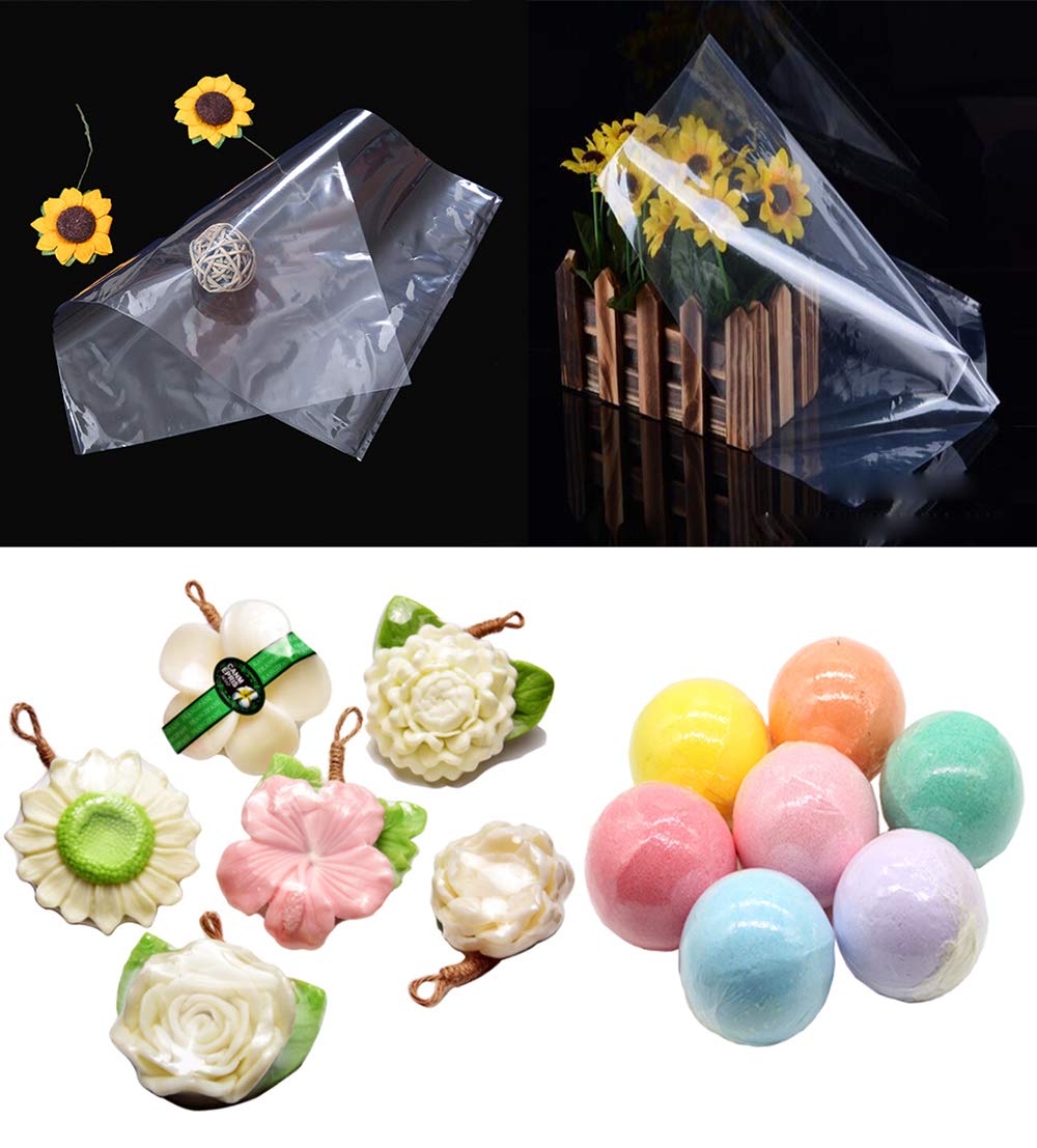 500 Pack 4X6 Inch Clear Heat Shrink Wrap Bags - Premium Shrink Film for Soaps, Candles, Bottles, Cookies, Jars & DIY Crafts - Perfect for Gift Wrapping, Product Packaging and Small Business Supplies