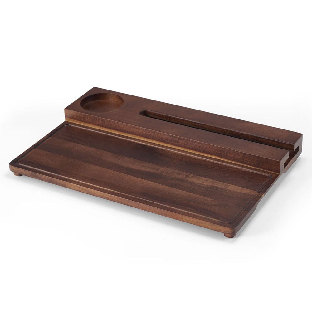 Premium Wooden Serving Tray for Wine & Charcuterie - Elegant Cheese Board with Handle for Entertaining, Dinner Parties & Gifts