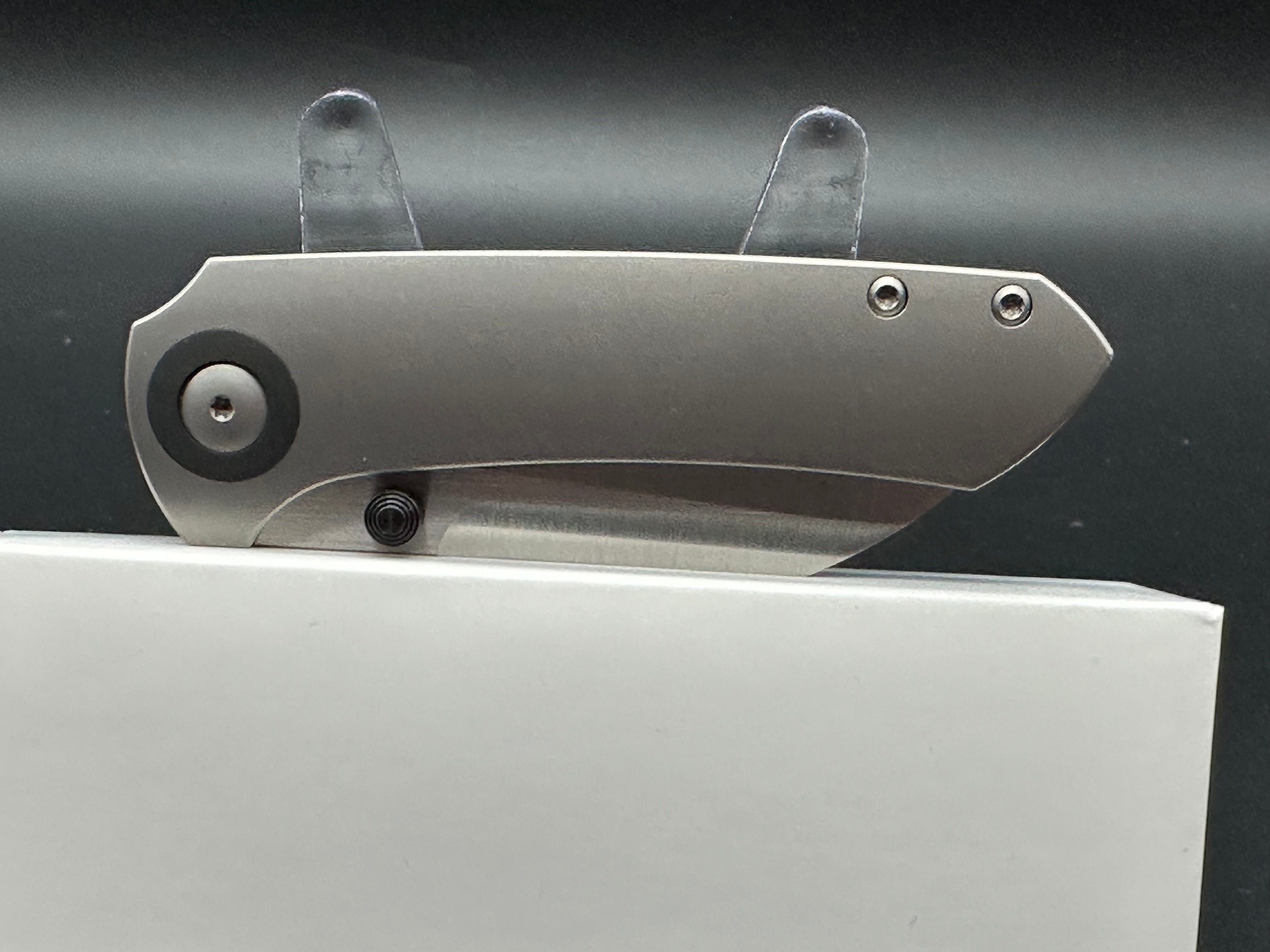 Christensen Knifeworks Production Maverick S - Premium Folding Pocket Knife for Outdoor, Camping, and Everyday Carry (EDC) | Durable Stainless Steel Blade, Ergonomic Handle | Perfect for Hiking, Hunting, and Survival Gear