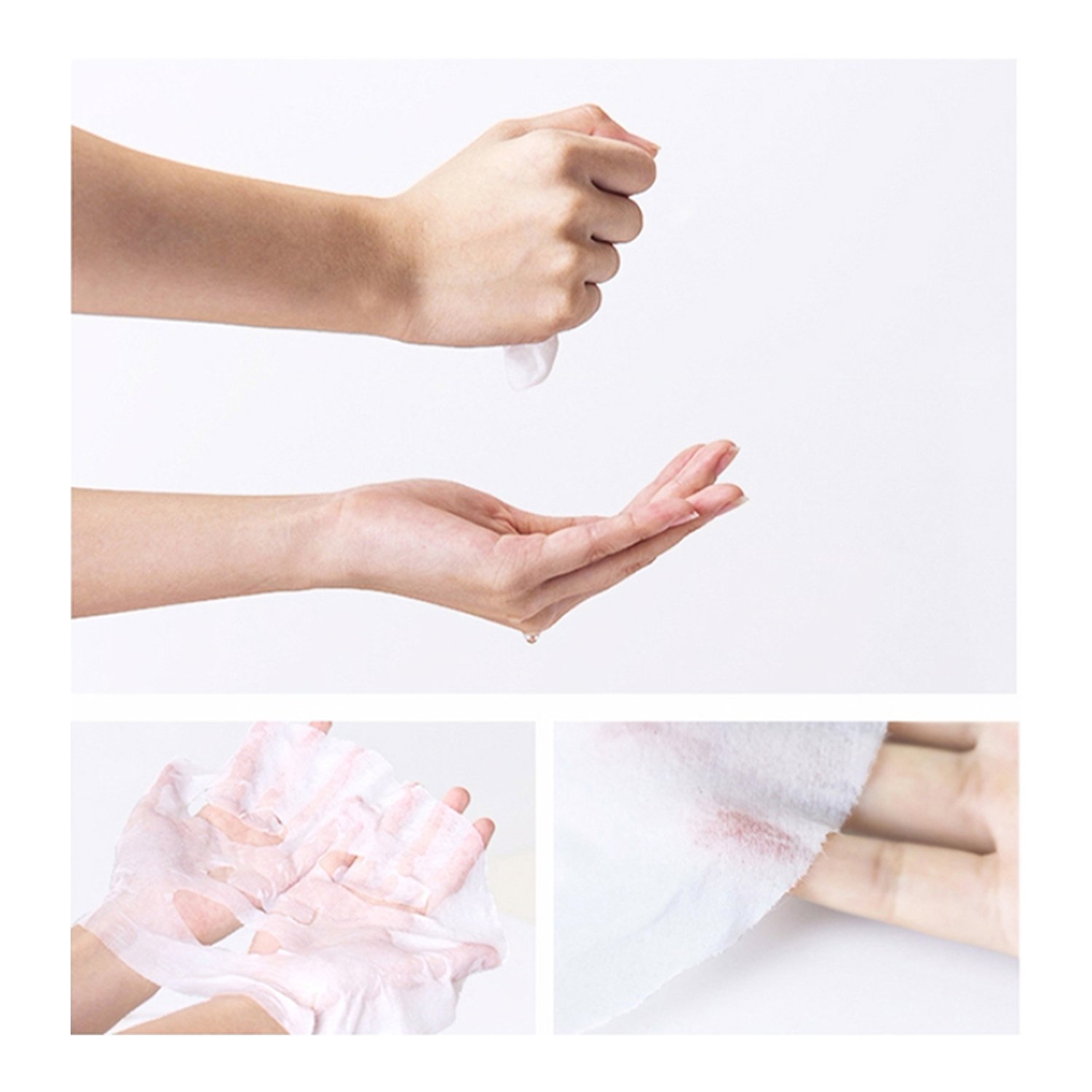 100 Pcs Compressed Facial Mask Sheets - Natural Cotton DIY Disposable Face Mask Paper for Skin Care & Beauty, Includes Free Mask Bowl & Brushes - Perfect for Spa, Home Skincare Routine & Relaxation