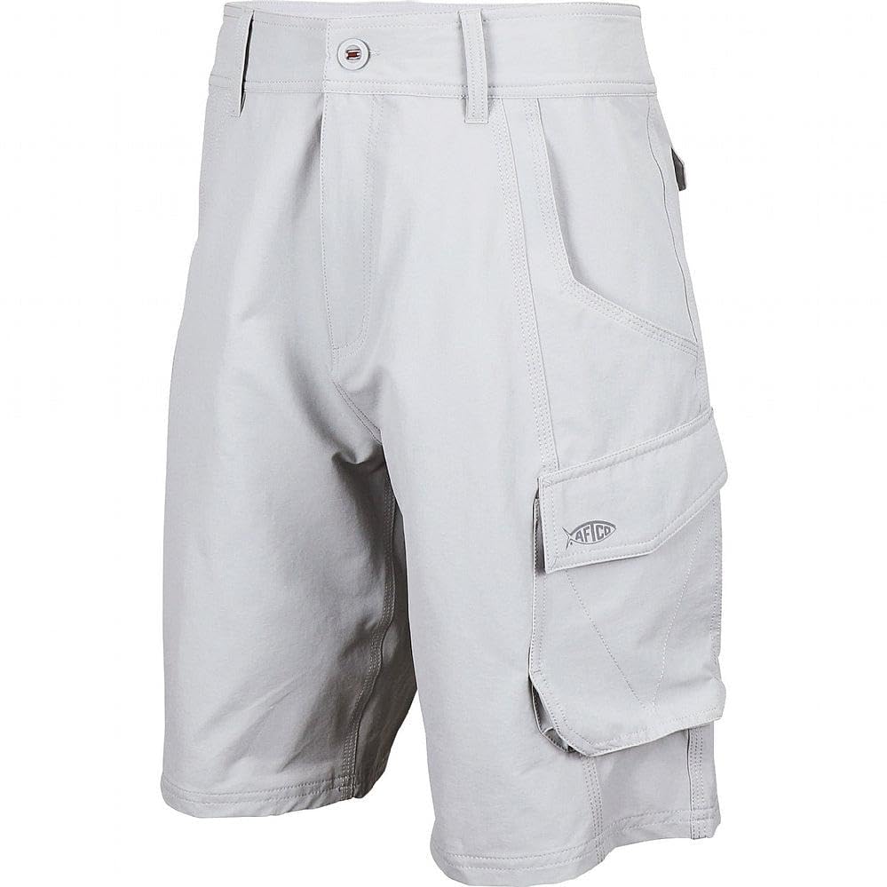 AFTCO Stealth Fishing Shorts - Quick-Dry, UPF 50+ Sun Protection, Lightweight Men's Fishing Shorts for Saltwater & Freshwater Angling - Perfect for Boat Fishing, Surf Casting, and Outdoor Adventures