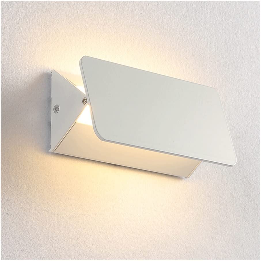 Modern LED Wall Sconce - Adjustable Aluminum Wall Light for Bedroom, Living Room & Hallway | Dimmable Reading Light with Rotatable Head | Perfect for Stairs, Kitchen & Headboard Lighting | Energy-Efficient Home Decor