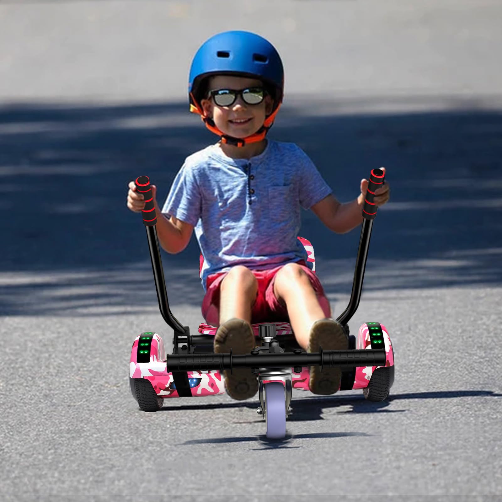 Self Balancing Hoverboard Scooter with Seat Attachment - 6.5