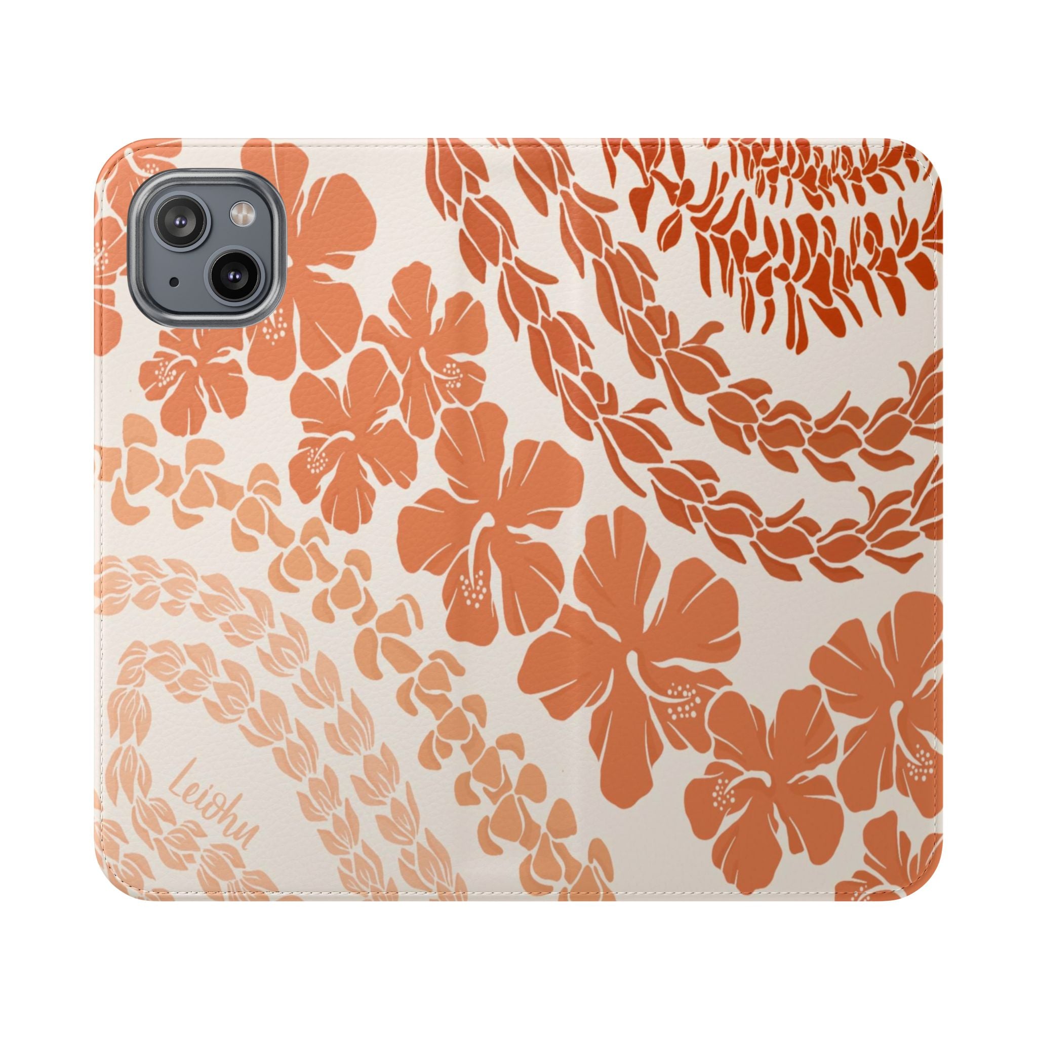 Groovy Lei Warm Folio Case for iPad - Soft PU Leather Protective Cover with Hand Strap | Perfect for Work, Travel & Everyday Use
