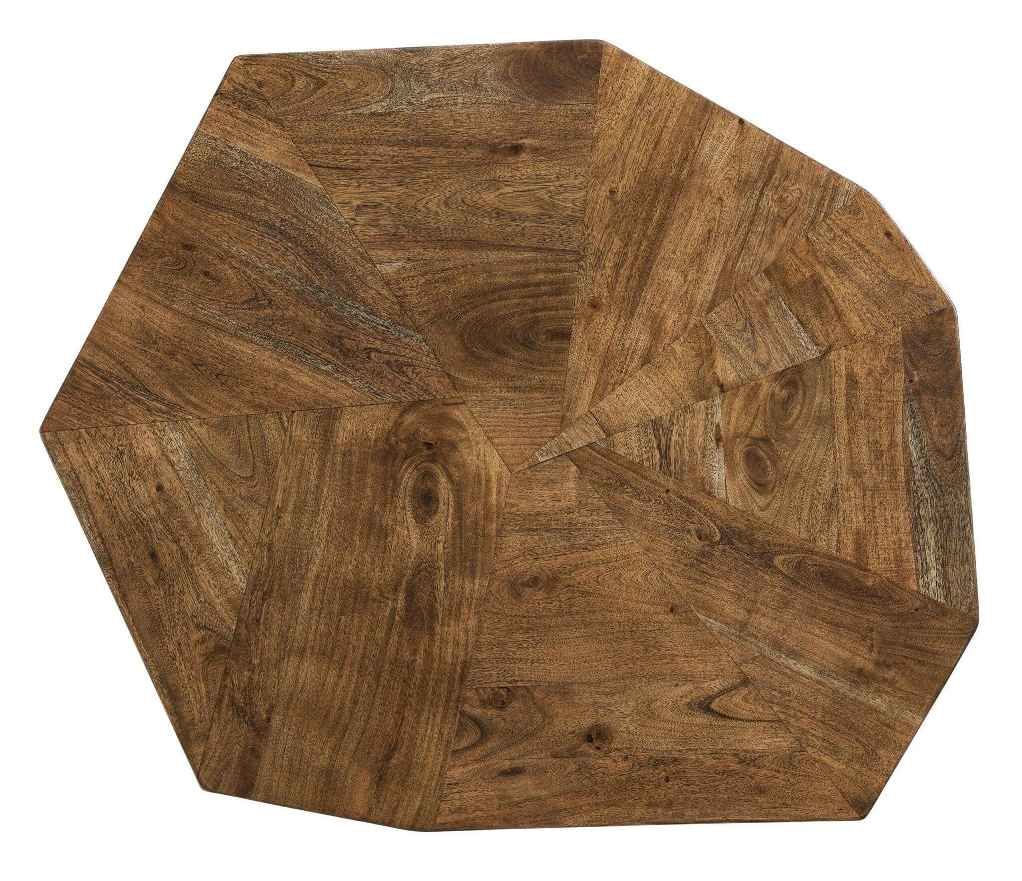 Haileeton Modern Cocktail Table T806 - 8 Inch Round Side Table for Living Room, Bedroom, Office - Perfect for Drinks, Books, and Decor