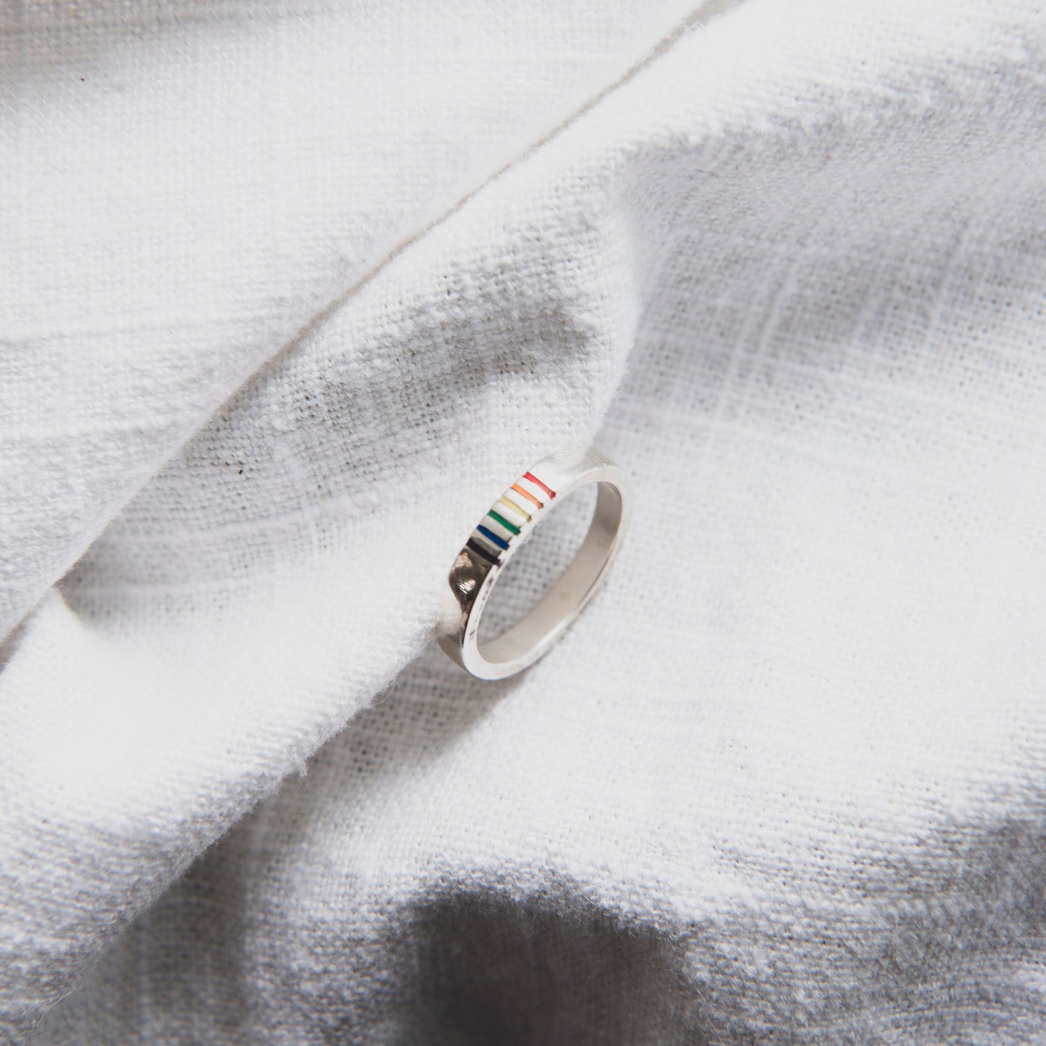 Spirit Rainbow Infinity Ring - Stainless Steel Adjustable Ring for Women - Perfect for Gifts, Boho Jewelry & Everyday Wear