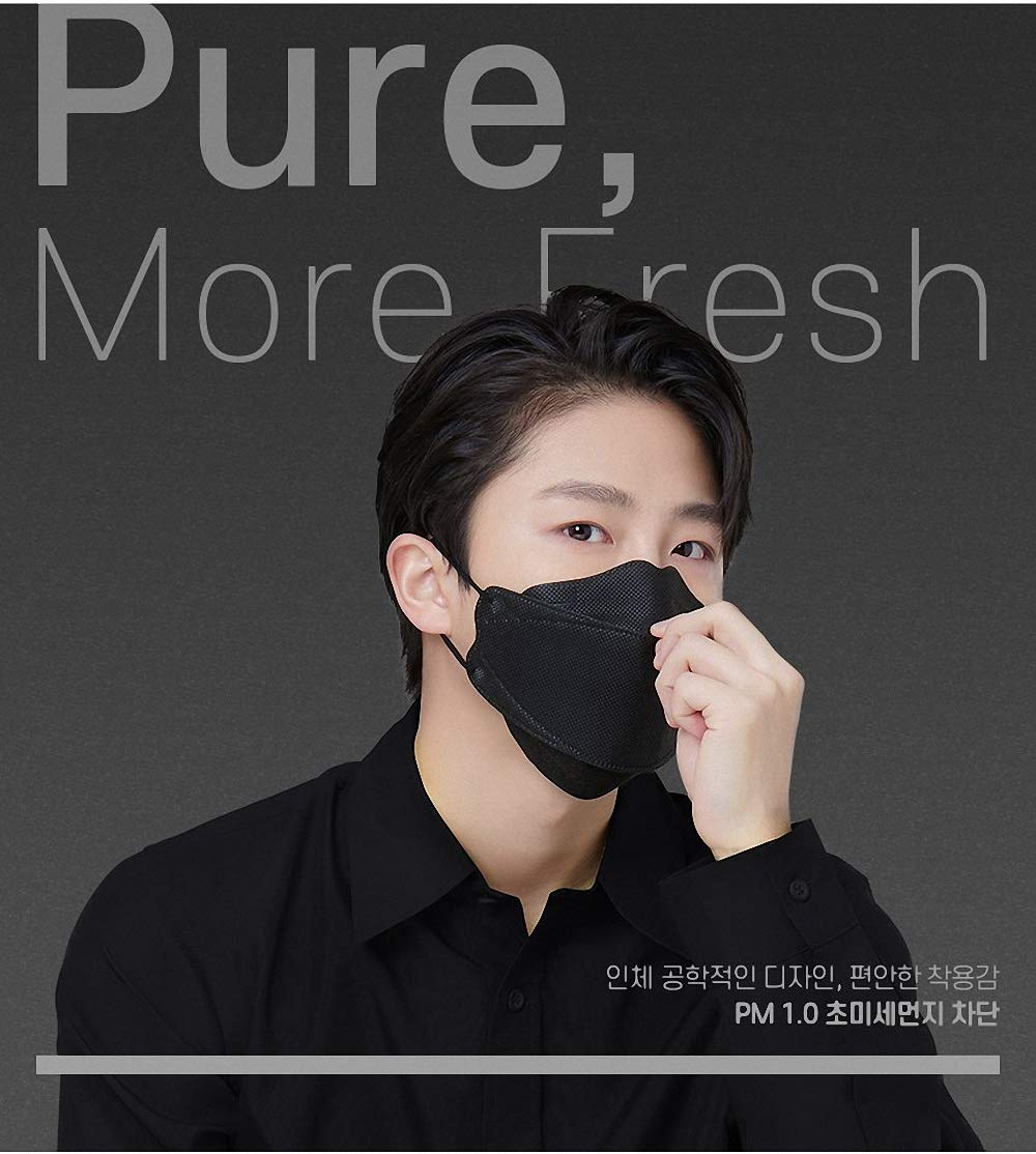 KF94 Face Masks 30 Pack - Individually Wrapped 4-Ply Breathable Safety Masks for Men & Women - Comfortable Protection for Daily Use, Travel, and Public Spaces