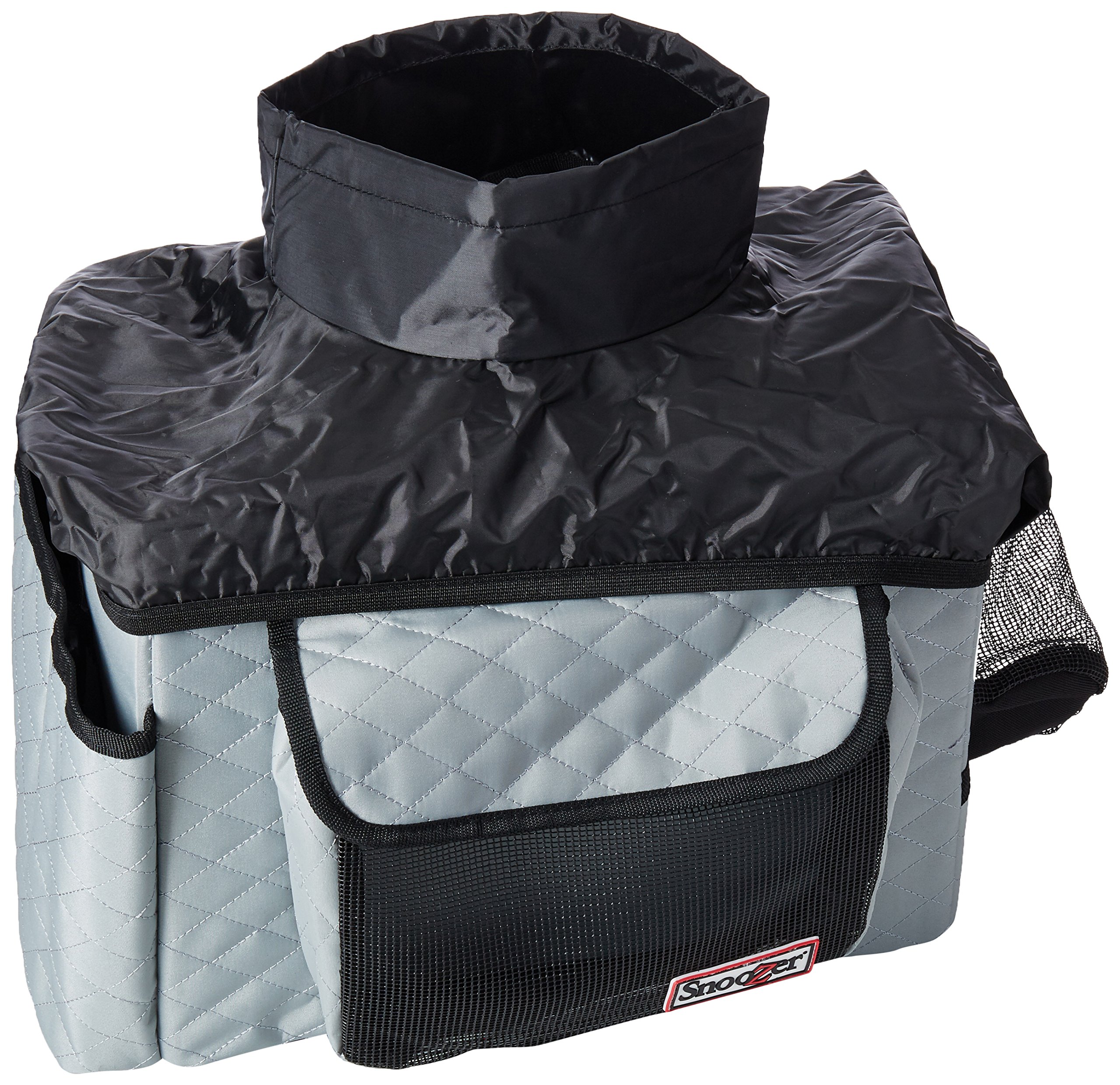 Best Snoozer Buddy Bike Basket for Pets - Grey & Black - Perfect for Cycling, Dog Walking & Outdoor Adventures