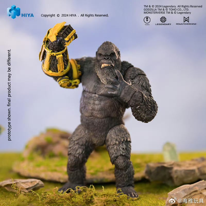 Pre-Order Hiya 6-Inch 16cm Godzilla vs Kong The New Empire Kong B.E.A.S.T. Glove Version Action Figure - Highly Detailed Collectible for Movie Fans & Display
