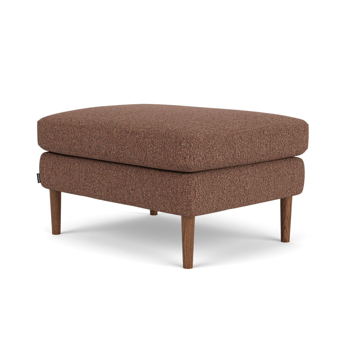 Astha Boucle Ottoman Stool - Round Tufted Pouf with Removable Cover, Modern Footrest for Living Room, Bedroom & Nursery - Soft and Stylish Home Decor Accent