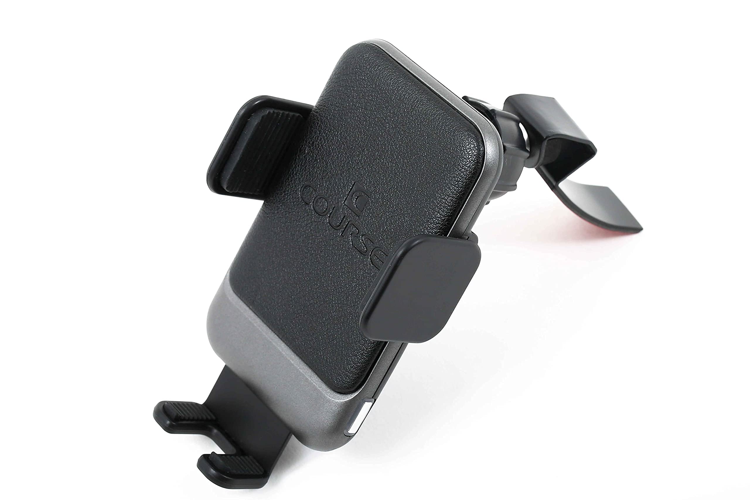Course Motorsports DirectFit Automatic Gripping Wireless Charging Car Phone Mount Holder for Dodge Journey (2013-2019) - Fast Qi Charging, Secure Auto-Clamp Technology (Black) | Perfect for Hands-Free Navigation, Music Streaming & Safe Driving