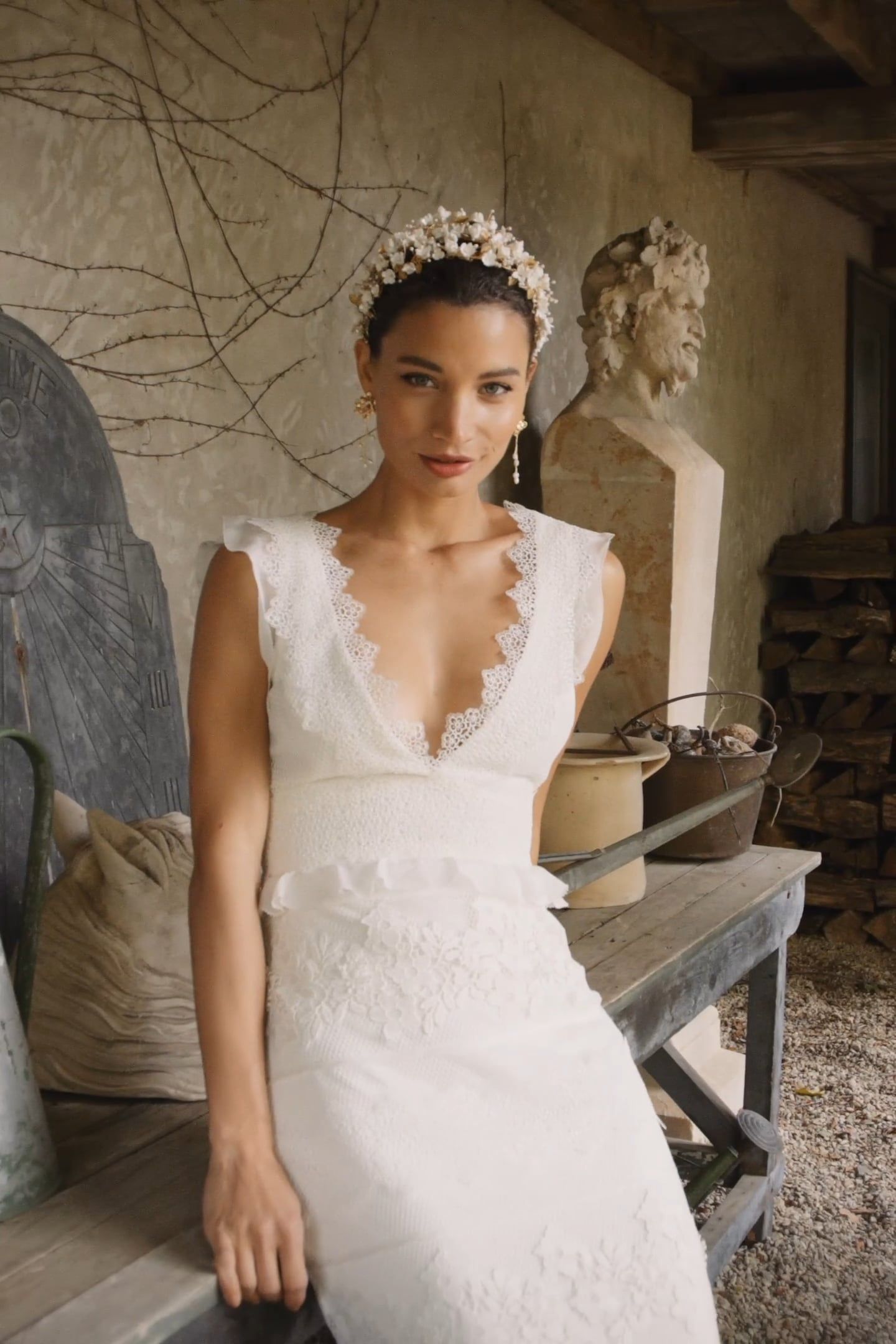 BHLDN Sachin & Babi Inez Wedding Gown - Elegant Lace Bridal Dress for Formal Ceremonies & Special Occasions