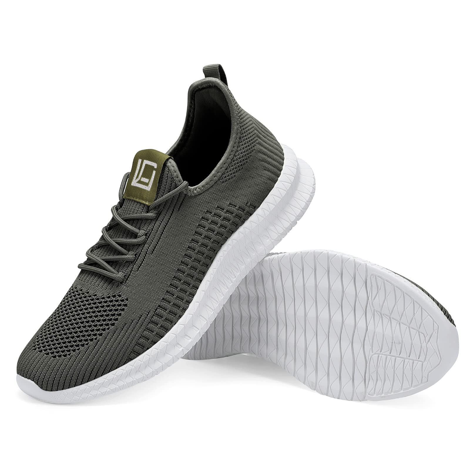 LCGJR Men's Running Shoes - Ultra Lightweight & Breathable Athletic Sneakers for Walking, Workout & Casual Wear | Comfortable Mesh Fashion Shoes for Jogging, Gym & Everyday Use