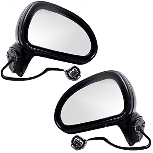 2006-2008 Mitsubishi Eclipse Power Non-Heated Manual Folding Rear View Mirror Set - Pair for Enhanced Visibility & Safe Driving