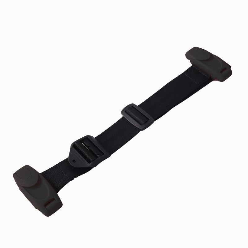 Car Seat Belt Adjuster Clip - Universal Shoulder Strap Positioner for Kids & Short Adults | Comfortable Neck Support | Perfect for Long Drives & Travel (Black)