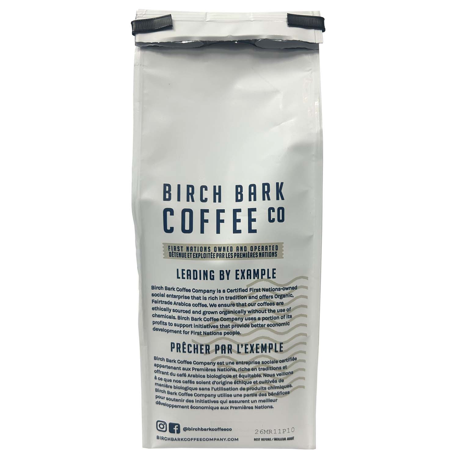 Organic Birch Bark Indigenous Espresso FTO Ground Coffee - 12oz Bag | Fair Trade, Ethically Sourced | Perfect for Morning Brew, Camping & Gifts
