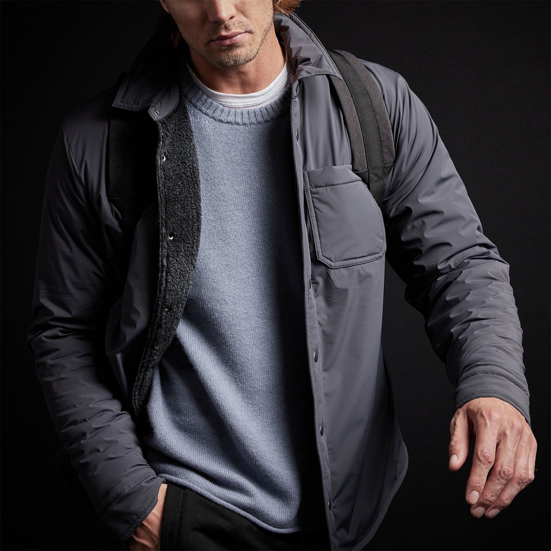 Plaid Lined Performance Jacket for Men & Women - Lightweight Carbon Fiber Outdoor Windbreaker - Perfect for Hiking, Running & Casual Wear