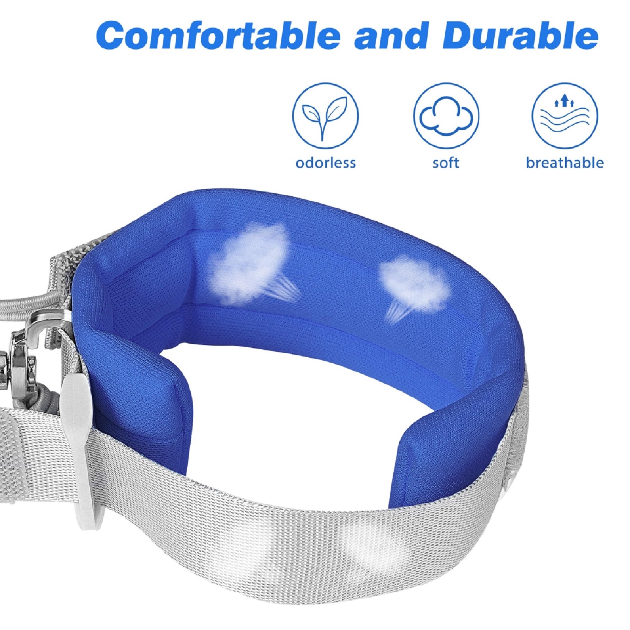 **Zooawa Toddler Leash Harness - Anti-Lost Wrist Strap with Magnetic Lock & Reflective Safety Band for Kids 2-4 Years (Blue) - Perfect for Outdoor Walks, Travel & Crowded Places**