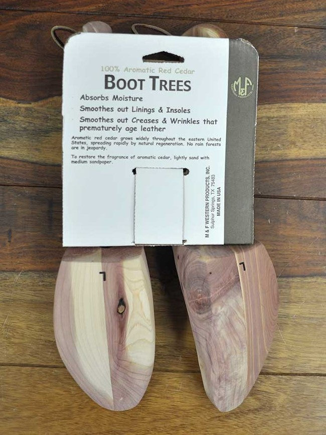 Premium Men's Cedar Boot Trees - M&F 04048 Shoe Stretchers for Boots & Shoes | Maintain Shape, Absorb Moisture & Eliminate Odors | Perfect for Work Boots, Dress Shoes & Winter Footwear Care