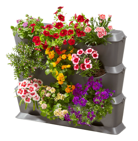 Gardena NatureUp! Basic Set Vertical 13150-20 - Vertical Garden System for Balcony & Small Spaces | Perfect for Growing Herbs, Flowers & Vegetables