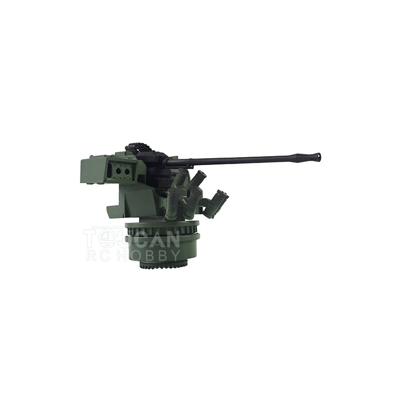 1/16 Leopard 2A6 RC Tank TK16 Main Board - Metal Static Weapon Station Spare Parts for DIY Upgrade (Green/Yellow/White) | Perfect for RC Tank Enthusiasts & Military Model Collectors