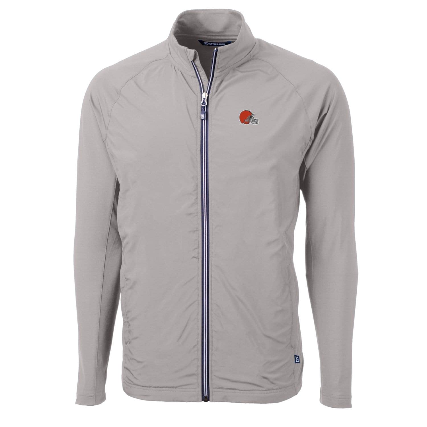 Cutter & Buck Men's NFL Big & Tall Adapt Eco Knit Full-Zip Raglan Jacket - Lightweight Performance Outerwear for Football Fans, Game Day & Casual Wear