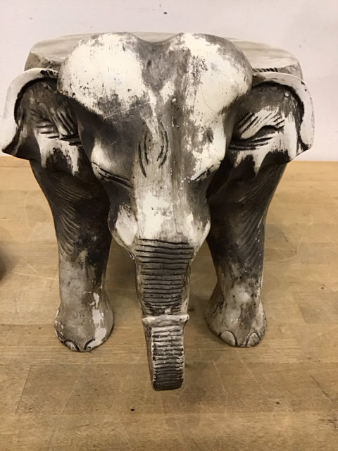 9 Pack Resin Elephant Stools - Decorative Side Tables, Kids Furniture, Garden Seating - Perfect for Living Room, Nursery, Patio & Outdoor Decor