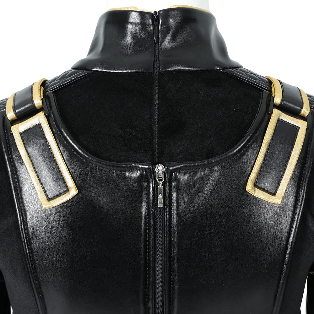 Lady Loki & Sylvie Enchantress Deluxe Cosplay Costume Set - Battle Suit, Cloak, Vest, Horns & Crown for Halloween & Comic Con | Marvel Villain Outfit for Women