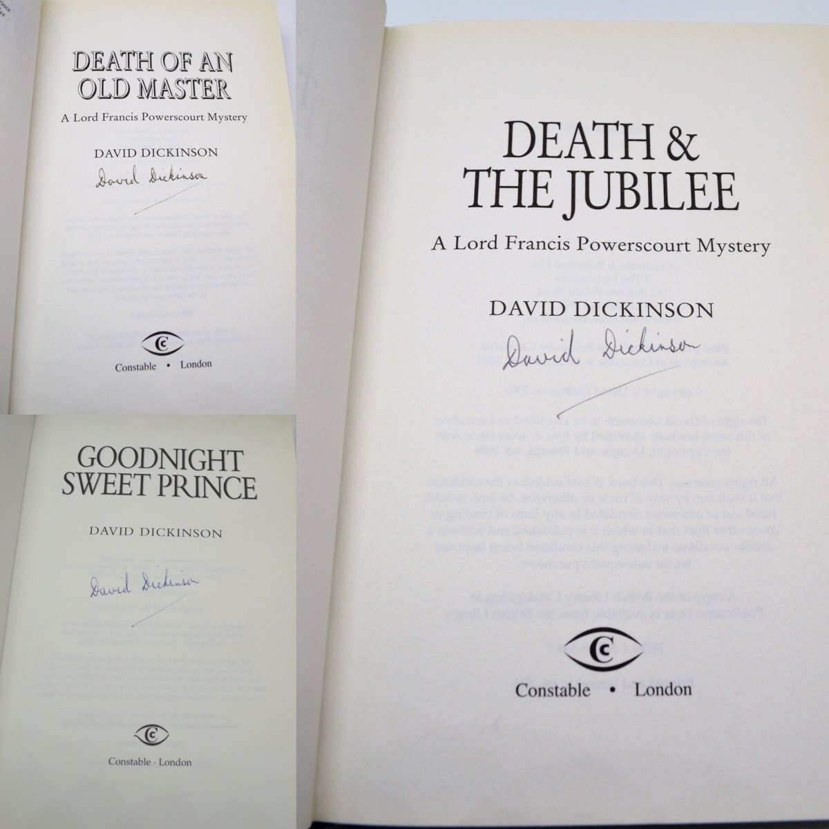 Lord Powerscourt Mysteries by David Dickinson - First 9 Volumes Collection | British Historical Crime Fiction Books for Mystery Lovers & Book Club Discussions