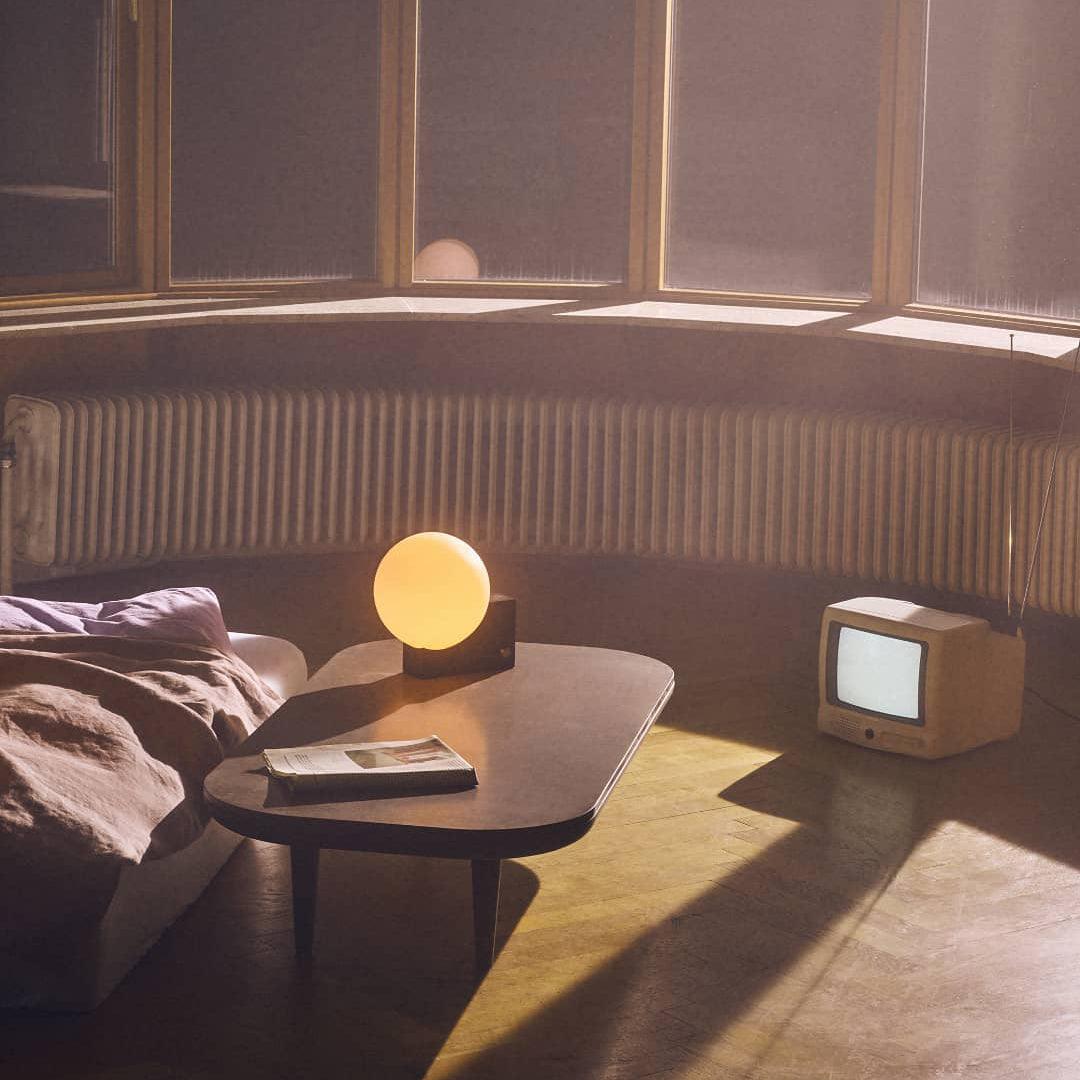 Modern LED Fusion Table Lamp - Adjustable Brightness for Bedroom, Living Room & Office - Stylish Nightstand & Desk Lighting for Home Decor