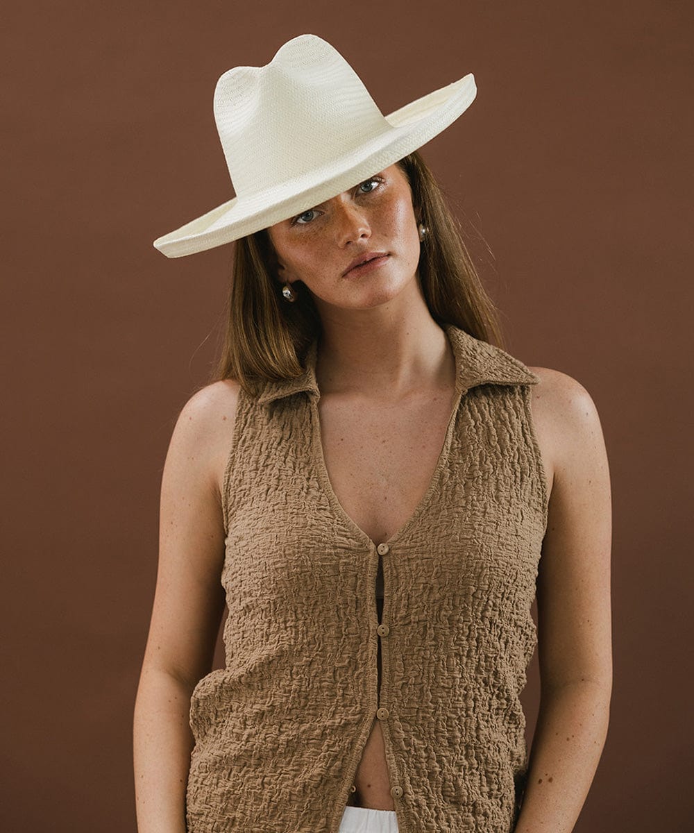 Stylish Penny Pencil Brim Fedora Straw Hat for Women - Summer Beach Hat with Wide Brim for Sun Protection - Perfect for Outdoor Activities, Vacations, and Fashion Accessories