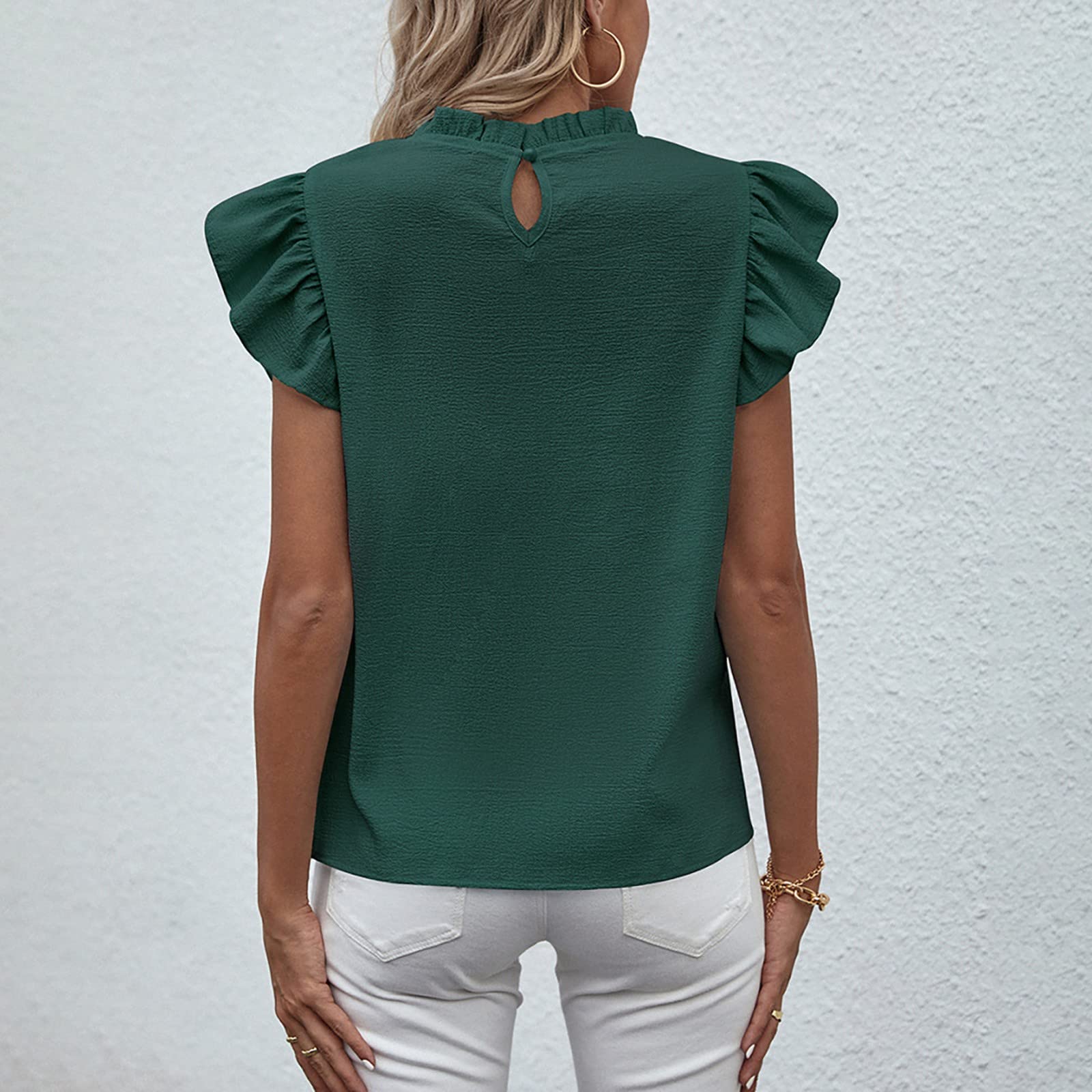 Women's Black V-Neck Short Sleeve T-Shirt with Pocket - Summer Casual Tops for Women - Perfect for Everyday Wear, Work, and Weekend Outings
