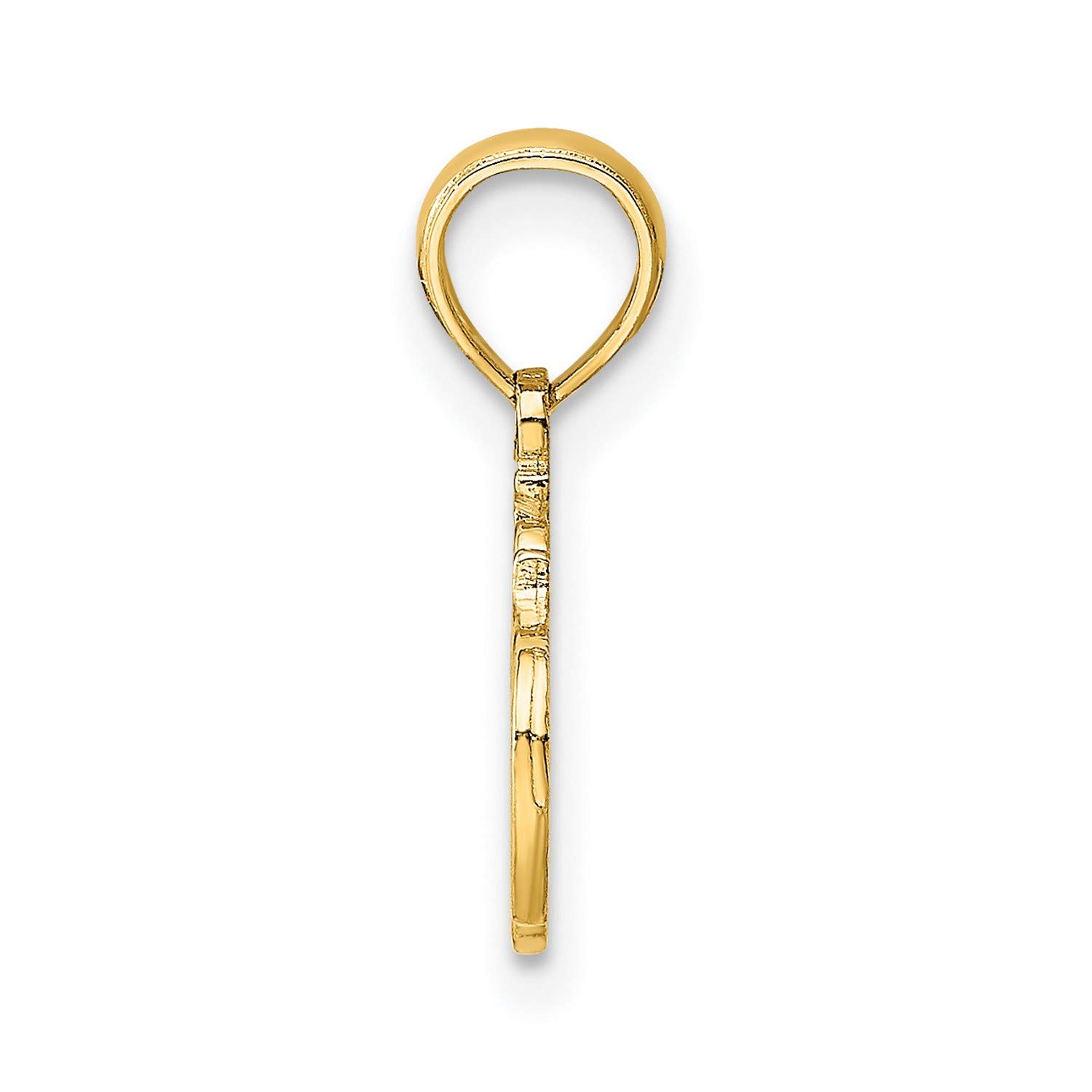 #1 Best Selling 14k Yellow Gold Teacher Charm Pendant - Perfect Gift for Educators, Appreciation Jewelry for Teachers, Graduation, Retirement & Special Occasions